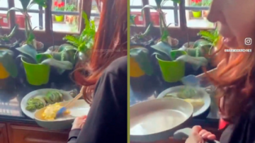 VIDEO | Máximo Kirchner subió el primer video de CFK con prisión domiciliaria: cocinando