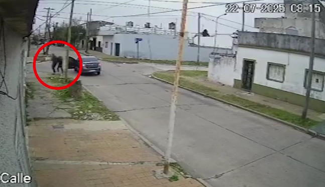 Crimen de un chofer de app: lo mataron de un tiro en la pierna para robarle el auto y todo quedó filmado