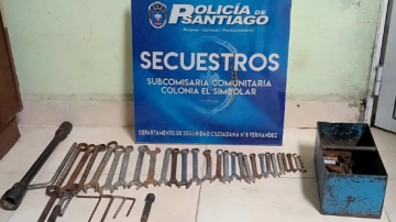 Recuperan una caja de herramientas con casi 40 llaves que “Man” robó y vendió a $25.000
