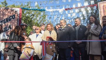 Más de 2.000 artistas le ponen color a una nueva edición del “Santiago Baila”