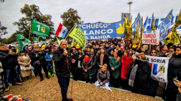 El Mocase VC participó del acto homenaje a Juan Domingo Perón