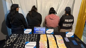 Ponen tras las rejas a dos mujeres que vendían drogas en Las Termas y secuestran 300 dosis de cocaína