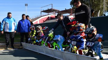 Zamora participó del inicio de la tercera fecha del Campeonato Argentino de BMX