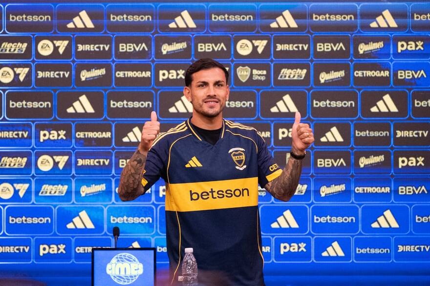 Paredes en su regreso a Boca: “No se puede describir lo que significa el hincha de Boca”