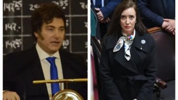 En pleno discurso, Milei tildó de “traidora” a Victoria Villarruel