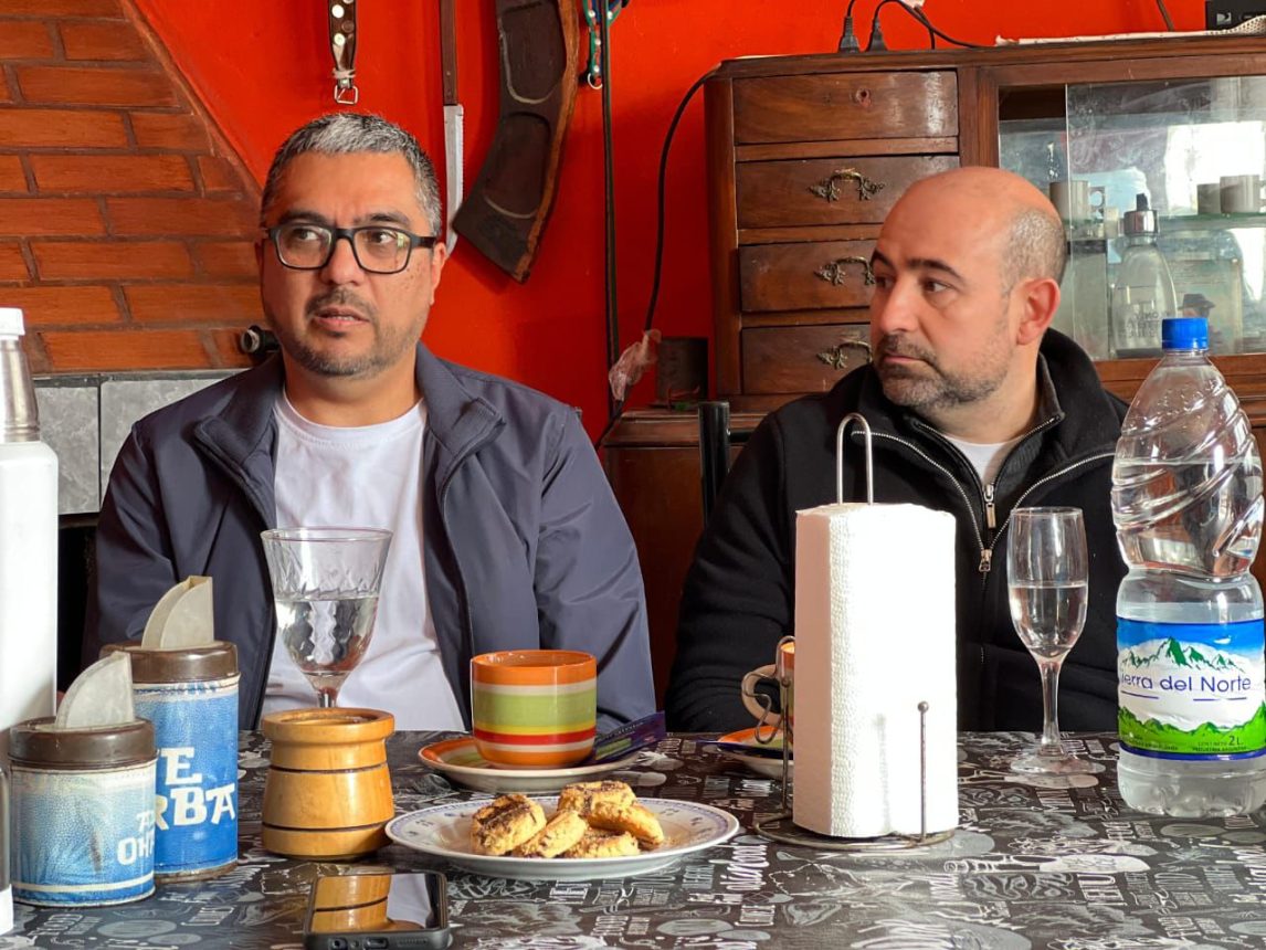 Mirolo y Giménez en su visita a Ojo de Agua: “No puede haber progreso sin lo básico”