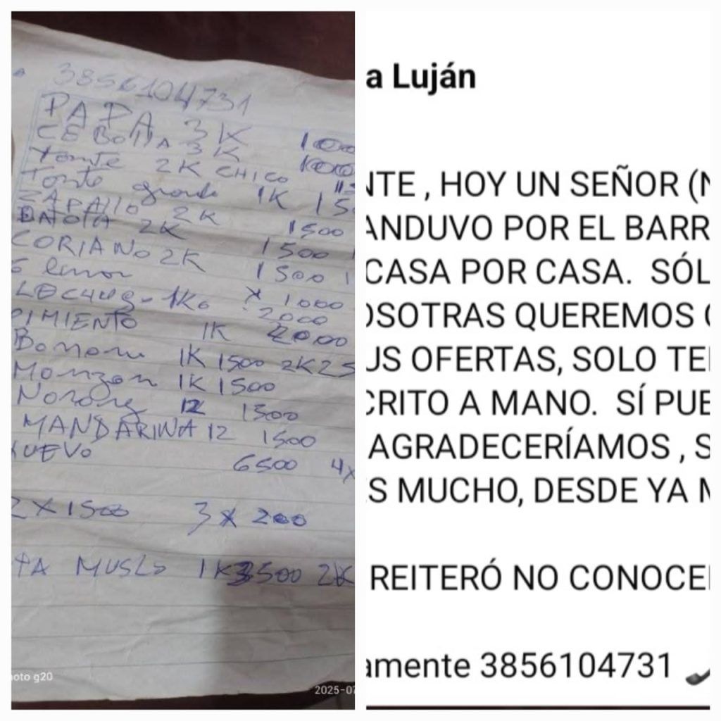 Barrio Siglo XXI: Hizo un panfleto de puño y letra y cambió la suerte del negocio de su hija