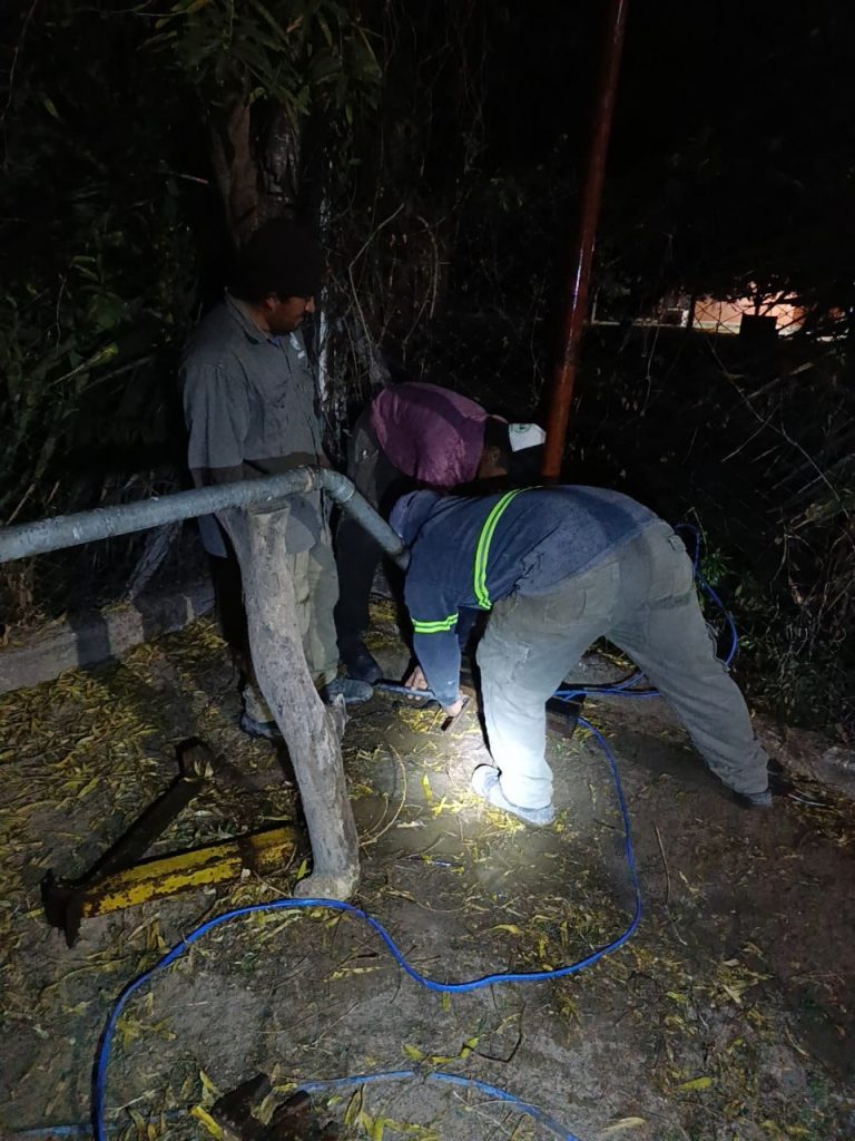 Robles: Colocaron nueva bomba de agua en el pozo del paraje Loaj