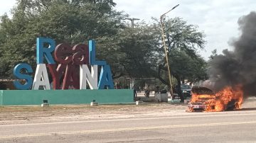 Una familia se salvó de milagro al incendiarse su automóvil en la Ruta 34