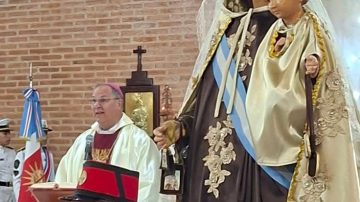 Campo Gallo: Con procesión retrasada por el temporal, fieles homenajearon a la Virgen del Carmen