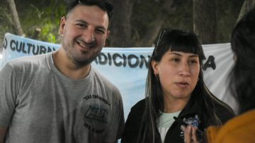 La agrupación “Las Tolderías” viajó 24 horas para participar de la Marcha de los Bombos