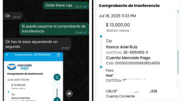 Denuncia pública a un “cliente”: Le mandó comprobante falso y amenazó con cuchillo al cadete