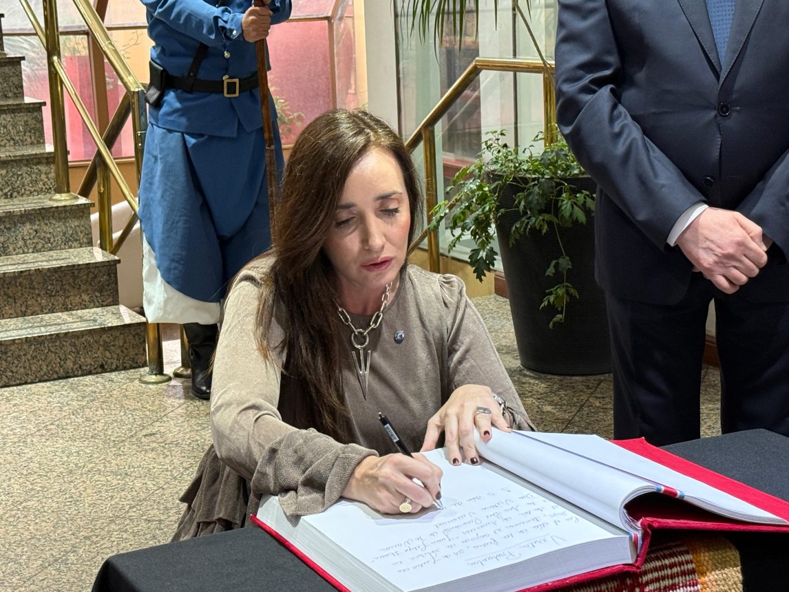Victoria Villarruel visitó Santiago del Estero y deseó prosperidad a todo el pueblo