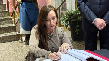 Victoria Villarruel visitó Santiago del Estero y deseó prosperidad a todo el pueblo