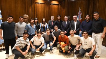 Zamora recibió al Seleccionado Santiagueño Masculino de Hockey sobre césped que ascendió a la Zona Campeonato