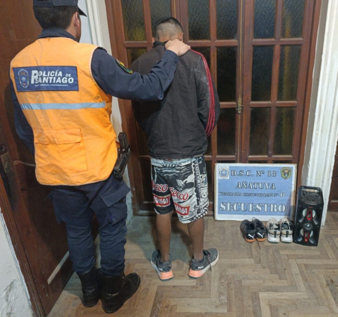Añatuya: capturan a un joven que era buscado por varios robos