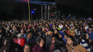 Más de 160 mil personas participaron de los festejos por aniversario de Santiago