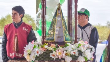Monseñor José Luis Corral saludó a la comunidad en el día de la Virgen de Huachana desde Roma