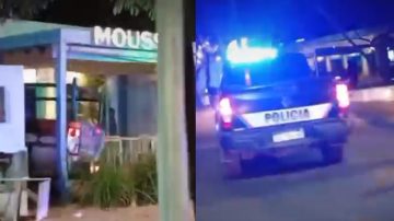 Se desvió en plena Av. Belgrano y terminó chocando contra una heladería