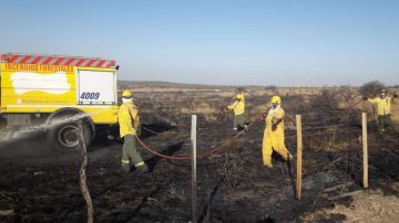El equipo de Incendios Forestales de Ojo de Agua se suma a la Expo Santiago Productivo