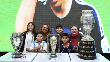 Hoy se exhibirán en la Municipalidad de Capital las copas del Mundo, América y Finalissima de la Selección Argentina de fútbol