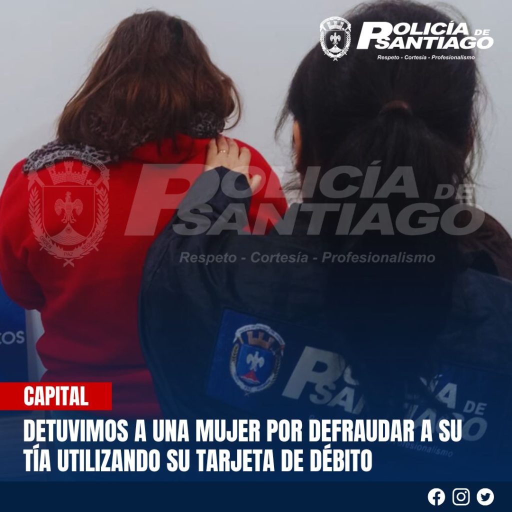 Detienen a una mujer del B° 750 Viviendas por defraudación en perjuicio de su tía