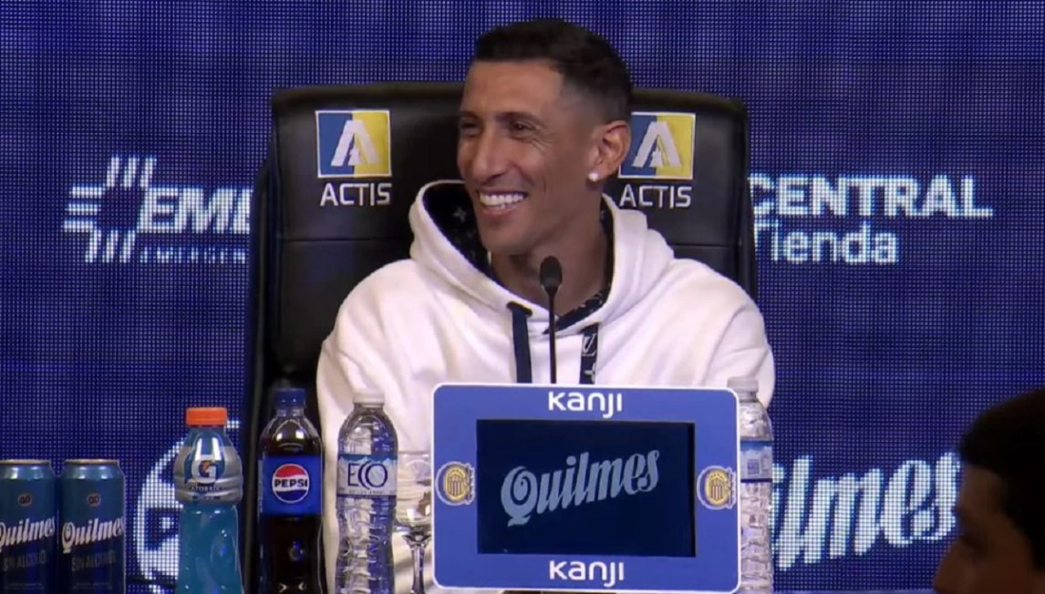 Di María fue presentado en Rosario Central y se emocionó: “Es algo que soñaba”