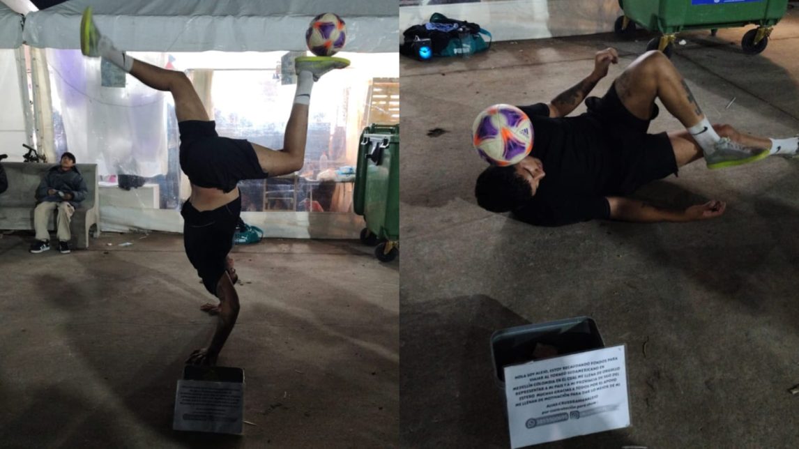 VIDEO | Alejo Cruz, el santiagueño que practica freestyle fútbol y que sueña con llegar al Mundial