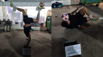 VIDEO | Alejo Cruz, el santiagueño que practica freestyle fútbol y que sueña con llegar al Mundial