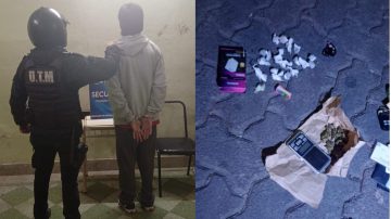 Detienen a un “dealer” cuando paseaba con 18 bagullos de marihuana y una balanza