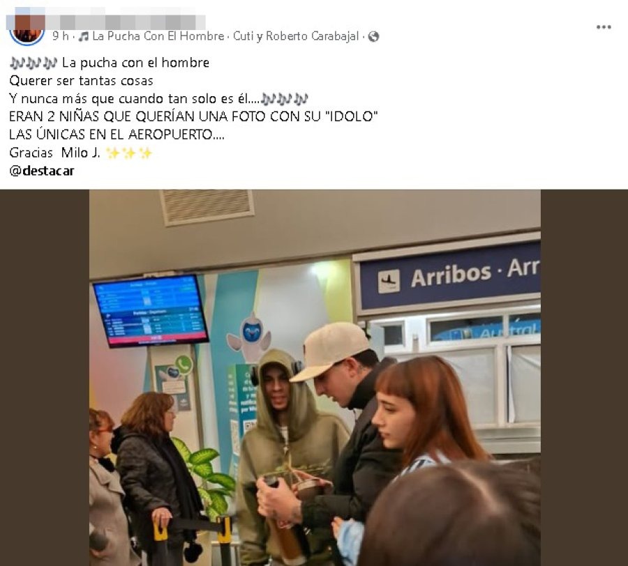 Milo J llegó a Santiago del Estero y generó polémica por negarle una foto a dos fans