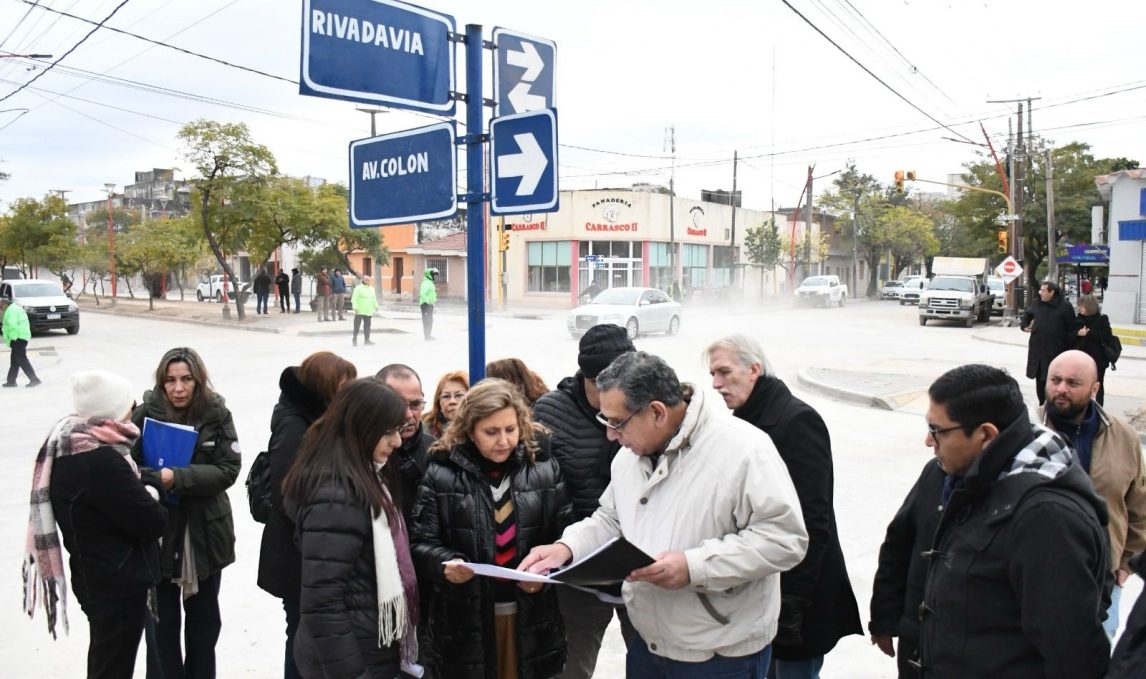 La intendente Fuentes habilitó un nuevo tramo de la avenida Colón