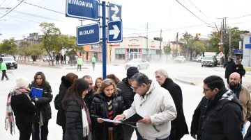 La intendente Fuentes habilitó un nuevo tramo de la avenida Colón