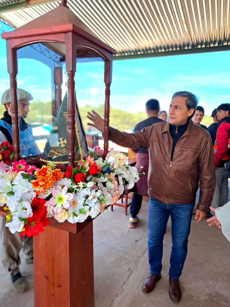 Silva Neder participó de las celebraciones en honor a la Virgen de Huachana
