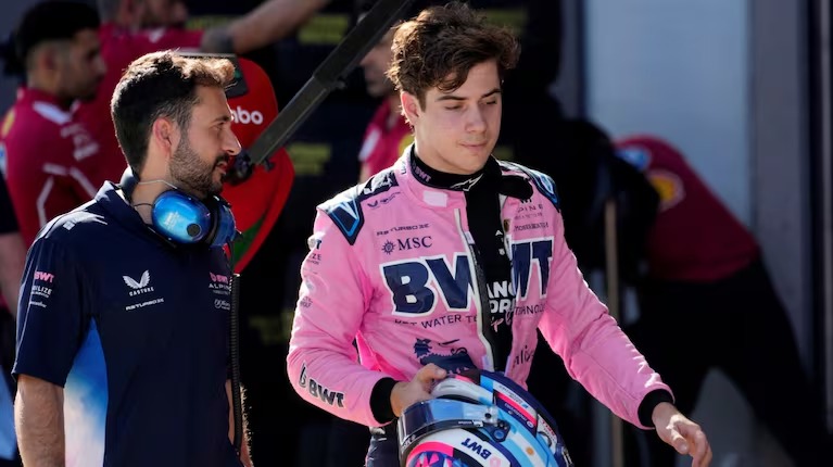 Colapinto arranca su participación en el GP de Bélgica