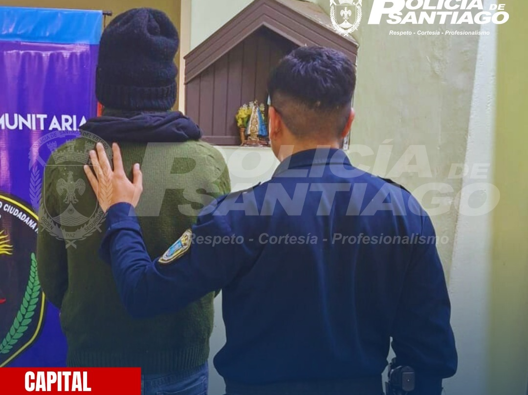 Adentro el pícaro: quiso robar una moto, se escondió en el patio de una vecina pero igual lo detuvieron