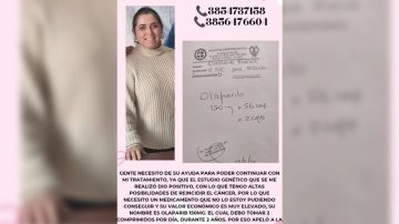 Paciente oncológica pide ayuda para acceder a su medicación