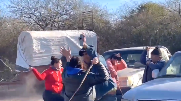 Violenta usurpación en campo en disputa judicial: golpes, latigazos y detenidos