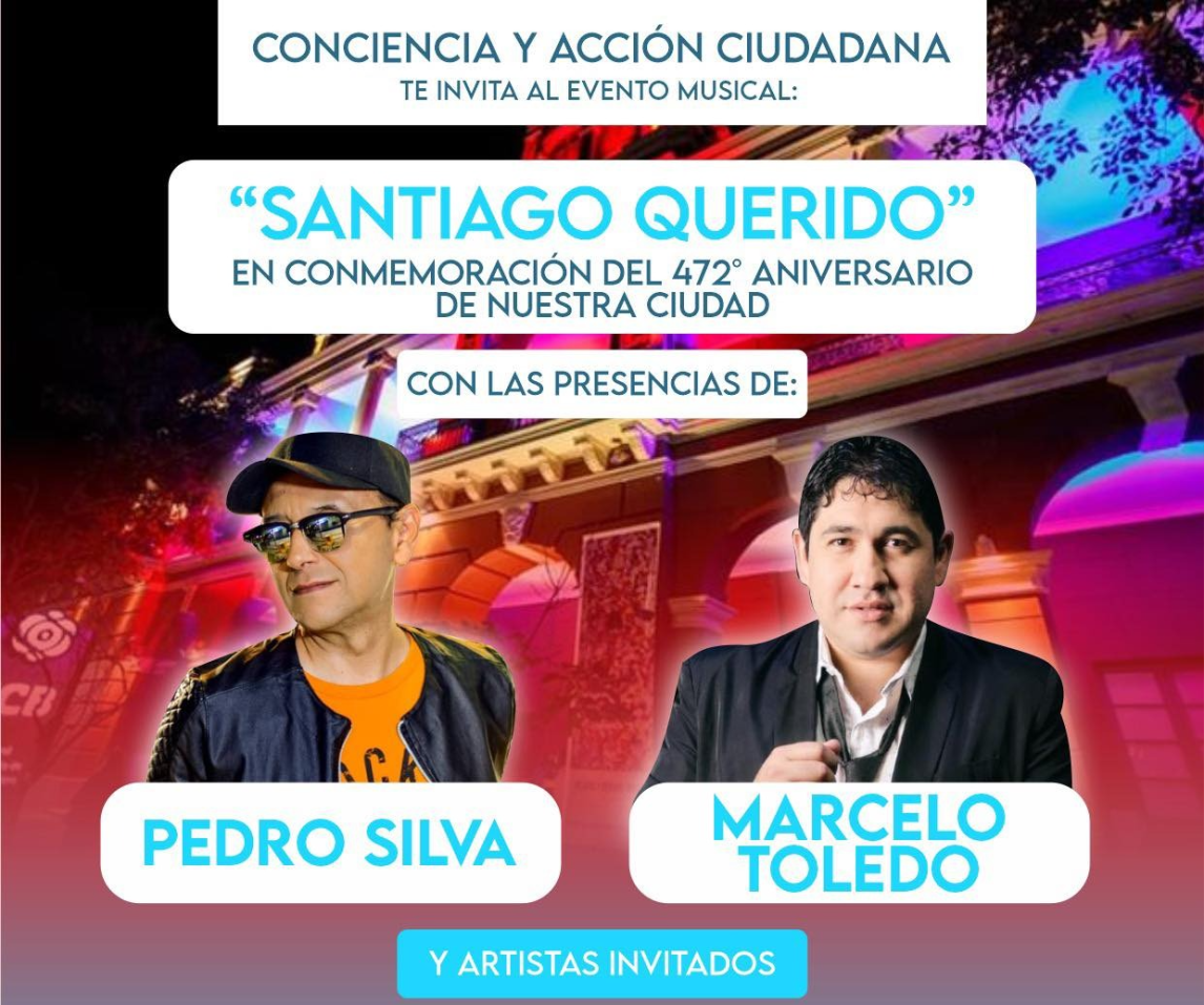 Se viene una nueva edición de “Santiago Querido” con las actuaciones de Marcelo Toledo y Pedro Silva en el CCB