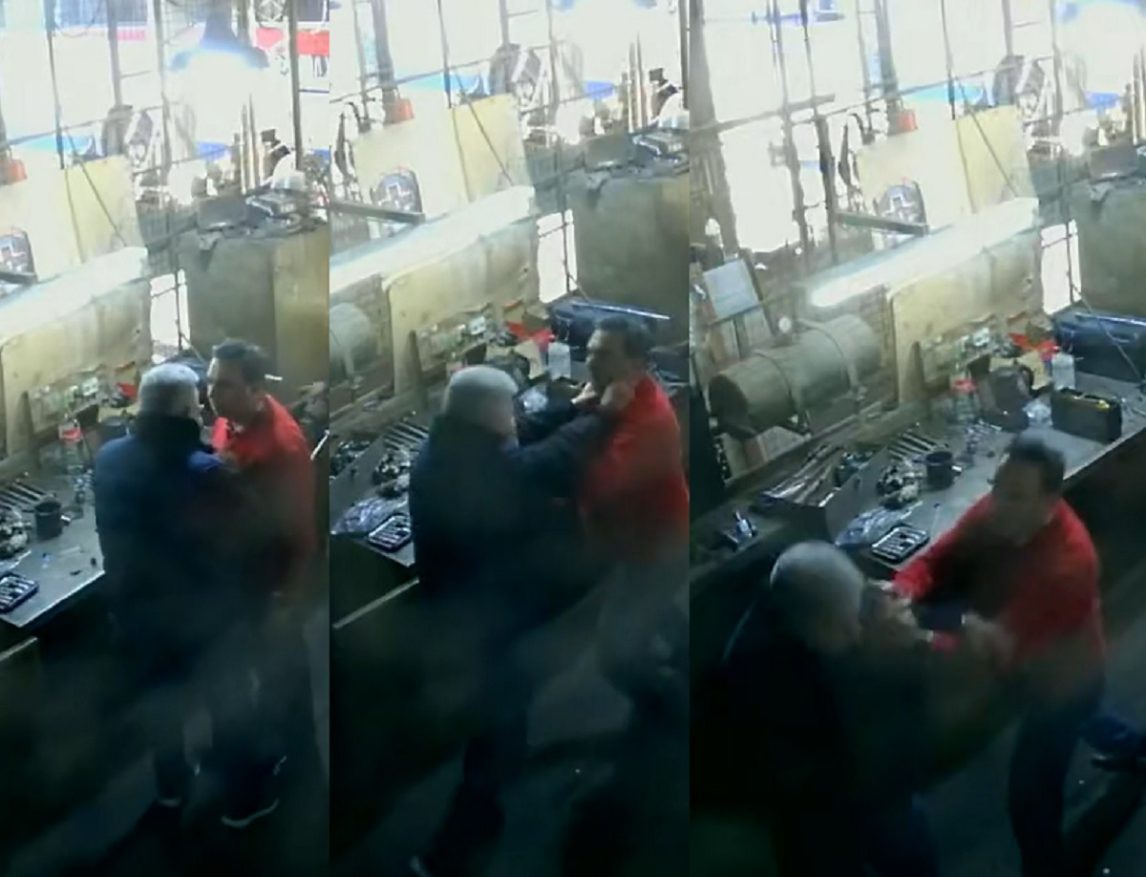 VIDEO: Denuncian al dueño de la Empresa 9 de julio por increpar y golpear al jefe de personal