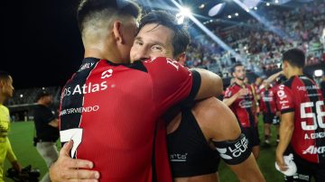 La pelea de Messi con Cóccaro que terminó con un fuerte abrazo