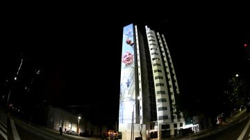 Quedó inaugurado el mural más grande del mundo del Papa Francisco