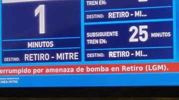 Evacuaron el edificio en la estación de Retiro por una amenaza de bomba