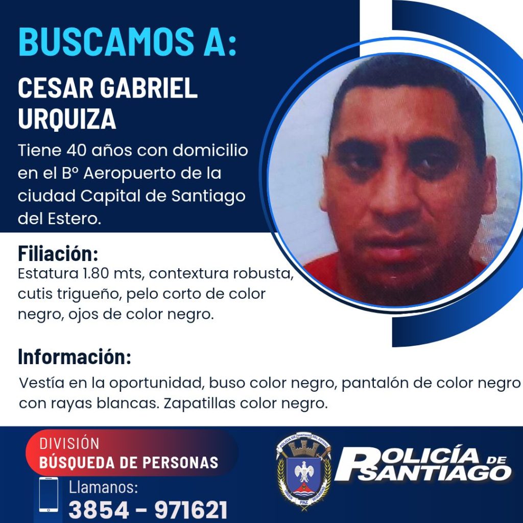 Buscan a un hombre que se retiró de un centro de salud mental