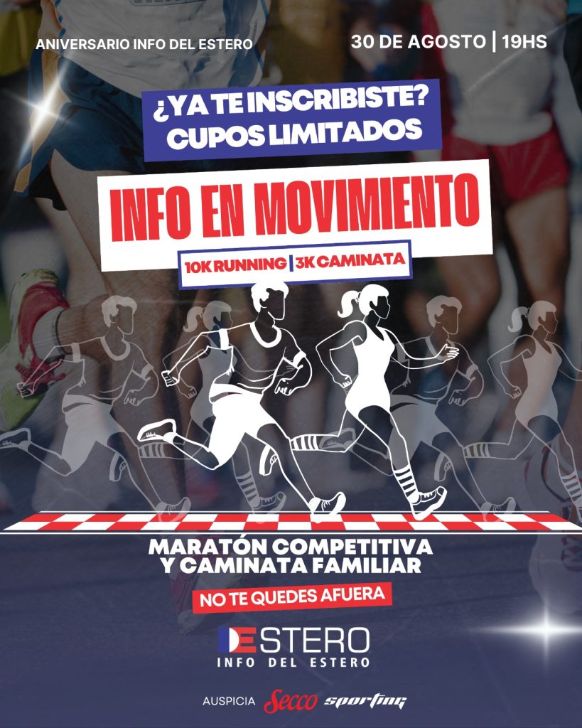 ¡No te quedes afuera! La maratón INFO EN MOVIMIENTO es con cupos limitados y vos puedes ser parte