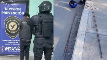 Las Termas: aprehenden a un hombre que llevaba varios bienes robados
