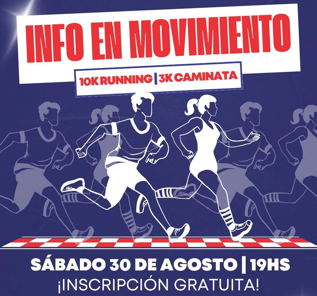 ¡Arranca la cuenta regresiva! Inscribite ya a la maratrón INFO EN MOVIMIENTO