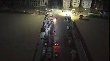 Impactantes imágenes de las inundaciones en China: 13 personas murieron y hay 30 desaparecidas