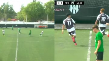 VIDEO | Ignacio Milessi, juvenil de Central Córdoba, convirtió un impresionante gol tras sacar desde el medio