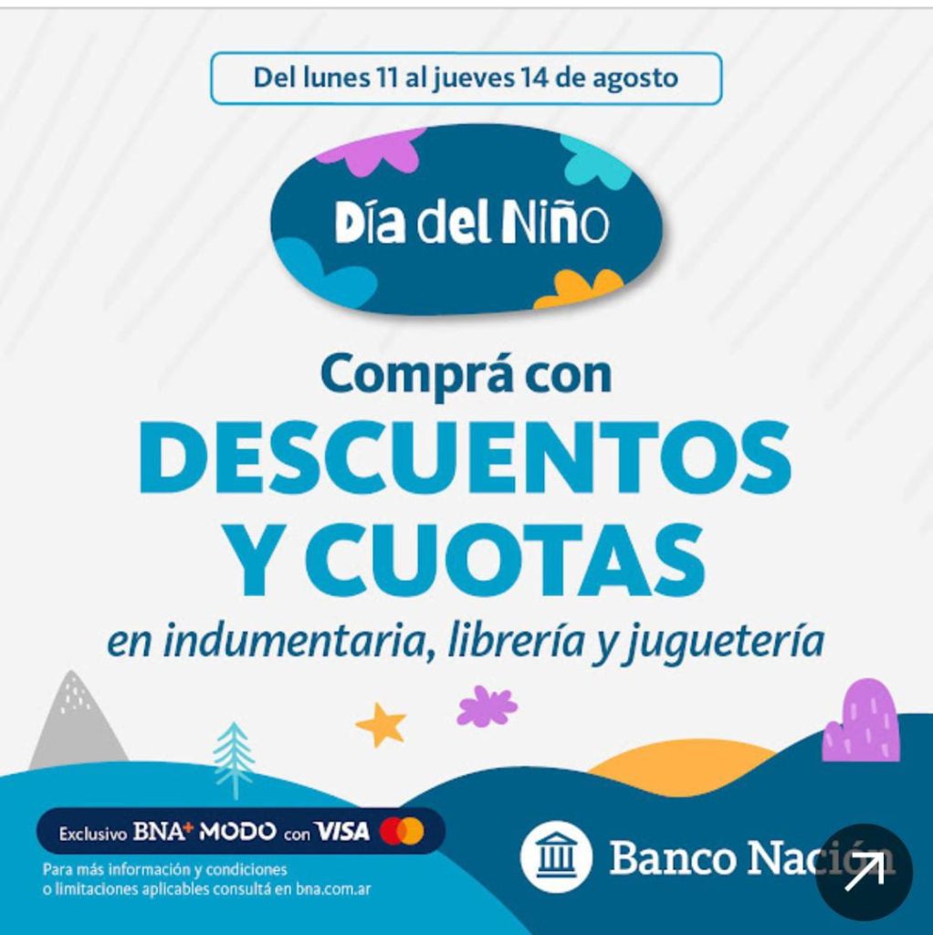 El Banco Nación anunció promociones por el “Día del Niño” y ya hace oficial el fin del día de las infancias anunciado por Milei